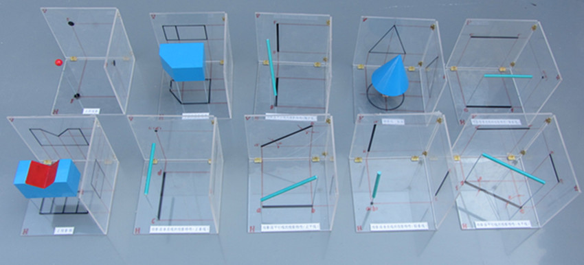 画法几何投影箱与三视图模型在教学中的应用与销售